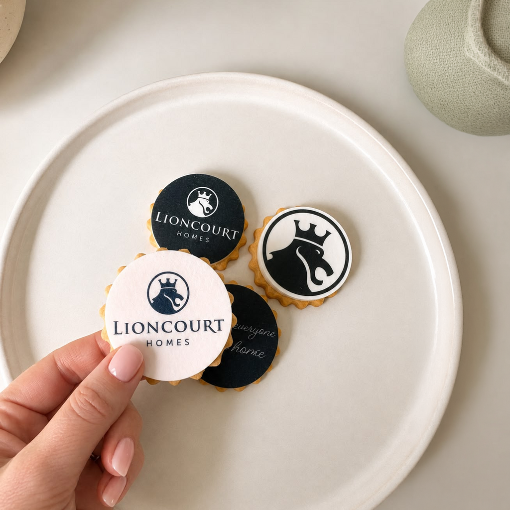 Company Logo Biscuits