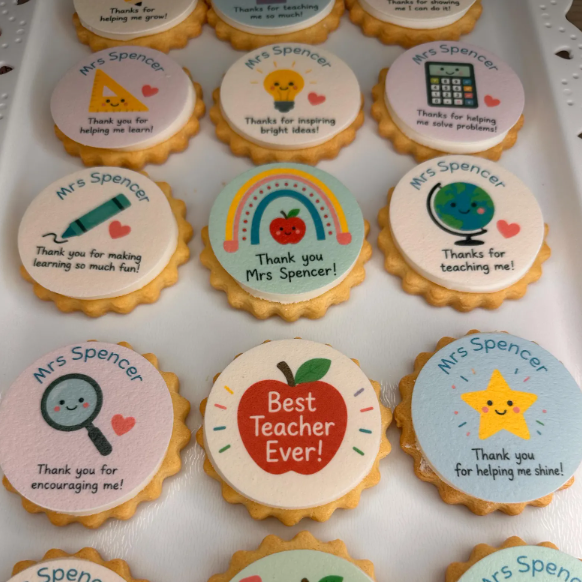 Teacher Thank You Biscuits